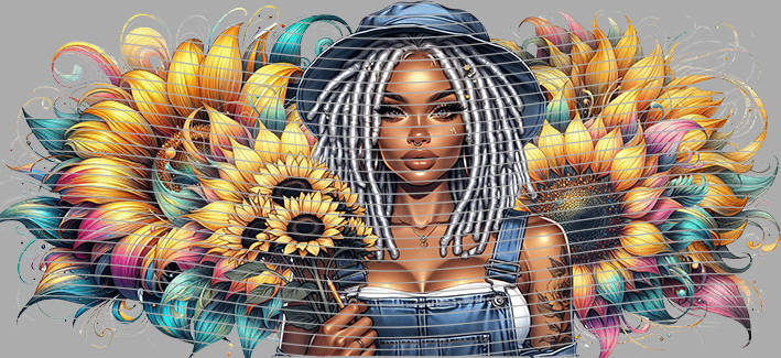 16oz Sunflower Girl-SU-381